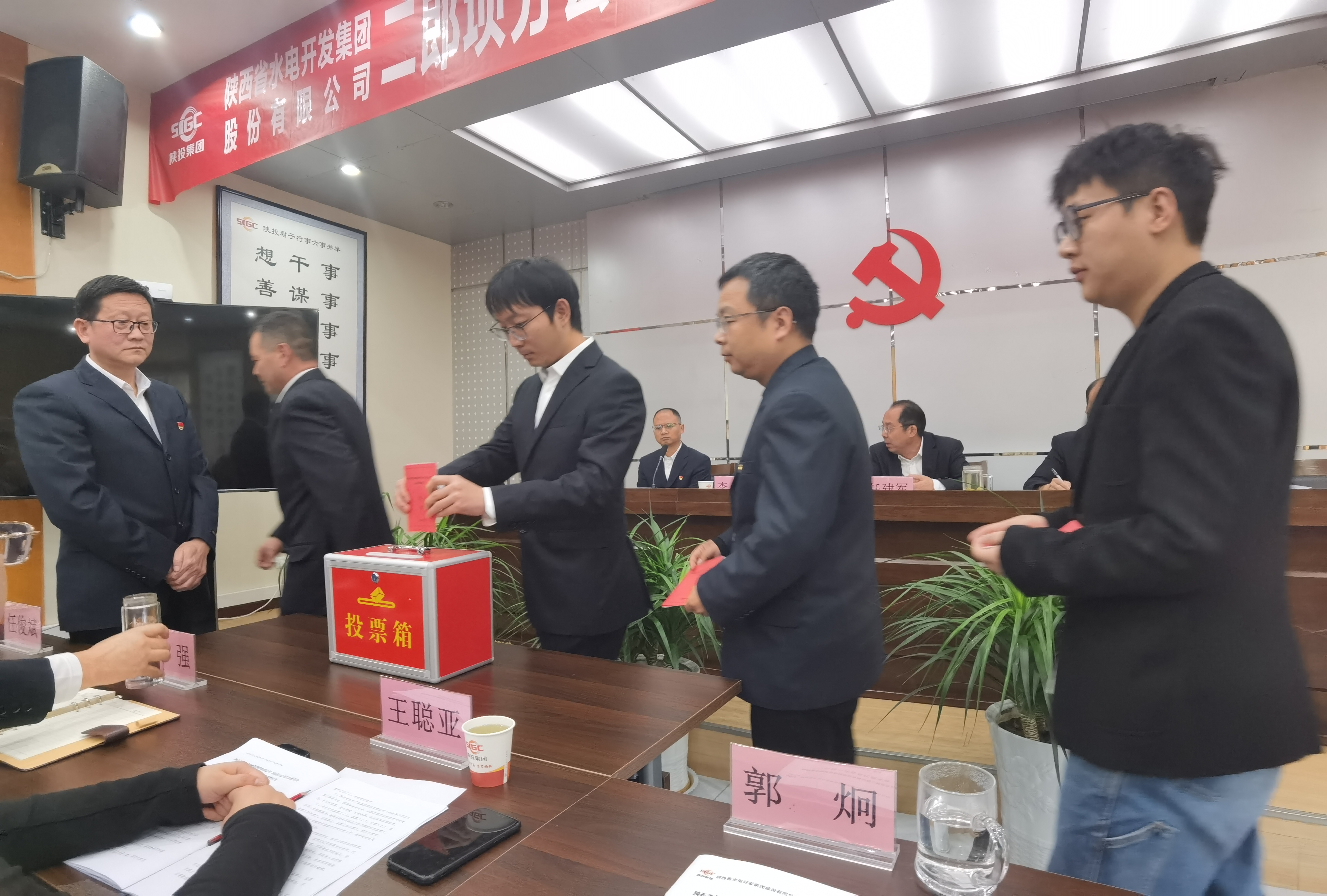 （原图）会员代表进行投票1